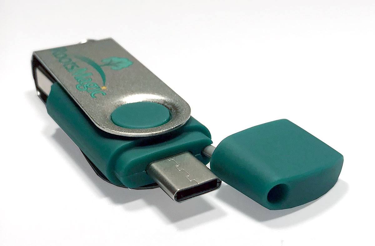 Both USB Type A and Type C Connectors